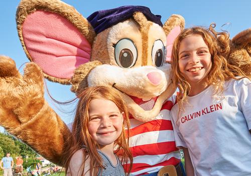 Mascotte du Club Enfants au camping de Meerwijck